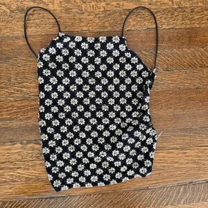 NWT Maryam Nassir Zadeh Backless Textured Knit Top – Size 2